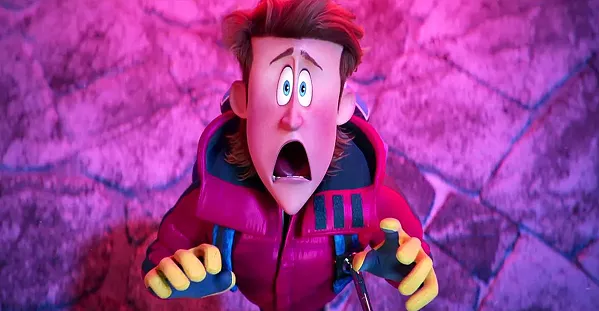 TRUTH IS STRANGER THAN FICTION TV personality Percy Patterson (voiced by James Corden) decides to fake a Bigfoot sighting ... until he has a real one! - PHOTO COURTESY OF WARNER BROS.