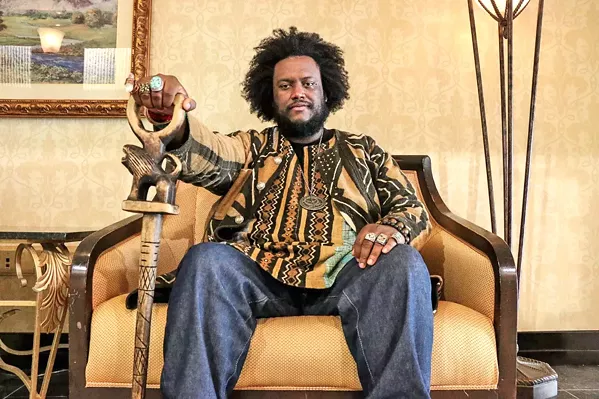YOUNG LION Jazz saxophonist, composer, and producer Kamasi Washington plays the Fremont on Oct. 20. - PHOTO COURTESY OF KAMASI WASHINGTON