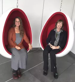 DYNAMIC DUO Local artists Melinda Forbes and Julie Frankel began working together about 20 years ago. - PHOTO COURTESY OF JULIE FRANKEL AND MELINDA FORBES