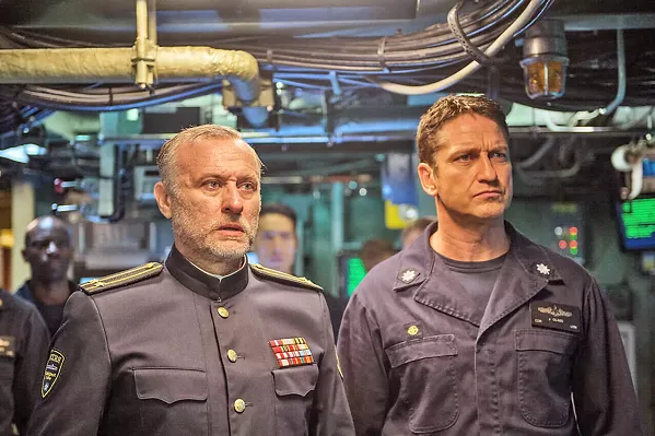 MURKY WATERS Gerard Butler plays Capt. Joe Glass, a Navy SEAL manning his submarine crew to save the U.S. from starting an international war, in Hunter Killer. - PHOTO COURTESY OF SUMMIT ENTERTAINMENT