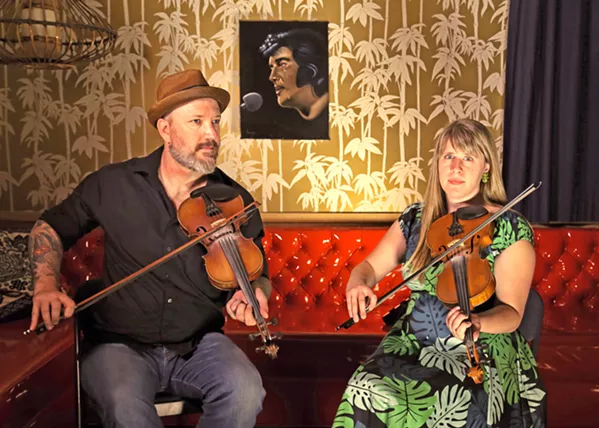 OLD-TIMEY MUSIC David Bragger and Susan Platz are one of four acts playing the Pozo Old Time Music Gathering on Nov. 10 and 11, which also invites musicians to come jam and is free to the public, though there is a $25 fiddle workshop if interested. - PHOTO COURTESY OF DAVID BRAGGER AND SUSAN PLATZ