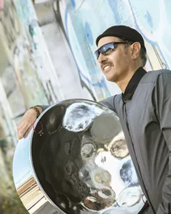 MASTER STEEL PANNIST Jeff Narell will headline the multi-band and performer Central Coast Day of Percussion on Dec. 8, in the Cuesta College Student Center. - PHOTO COURTESY OF JEFF NARELL