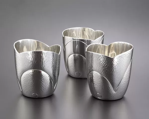 Pewter cups by Randy Stromsoe. - PHOTO COURTESY OF RANDY STROMSOE