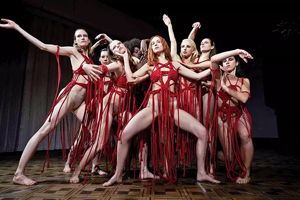 LAST CHANCE! The women of the Markos Dance Academy have a sinister secret of giving more than just their soul to dance, in Suspiria, which ends its run at the Palm Theater on Dec. 6. - PHOTO COURTESY OF FRENESY FILM COMPANY