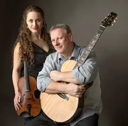EMERALD ISLE The Painted Sky Concert Series presents an evening of stellar Celtic guitar and violin with Tony McManus and Julia Toaspern on Dec. 16. - PHOTO COURTESY OF TONY MCMANUS AND JULIA TOASPERN