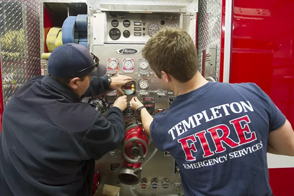 LAST RESORT Templeton Fire and Emergency Services officials say the department is underfunded, and the community may vote on a new parcel tax in a special election. - FILE PHOTO BY JAYSON MELLOM