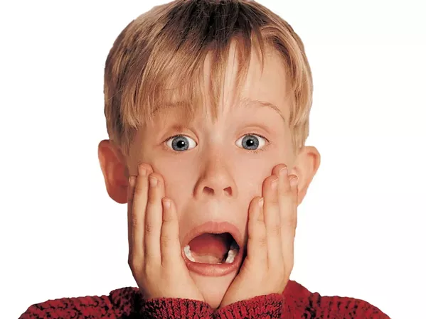 TROUBLEMAKER Kevin McCallister (Macaulay Culkin) is accidently left behind on Christmas vacation, forcing him to fend for himself and fight off two burglars, in the 1990 classic Home Alone, screening on Dec. 21, at the Fremont Theater (free, but reserve tickets required at fremontslo.com). - PHOTO COURTESY OF TWENTIETH CENTURY FOX