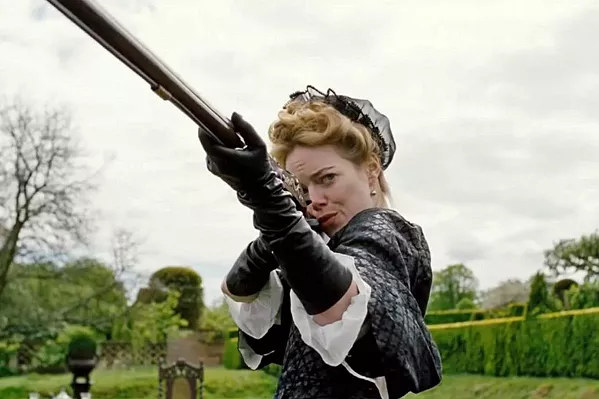 ON THE RISE Abigail (Emma Stone), a new servant to Queen Anne, connives herself into a position of power, in The Favourite. - PHOTO COURTESY OF ELEMENT PICTURES
