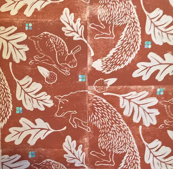 FALL FUN A childhood game led to Templeton artist Helen K. Davie creating the seasonal print, Autumn Frolic. - IMAGE COURTESY OF HELEN K DAVIE