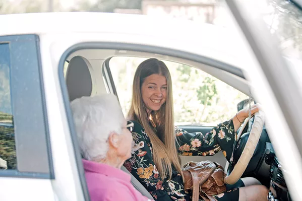 CONNECTIONS In order to support older adults in their own homes, Wilshire Health and Community Services created the Adopt a Grandparent program. - PHOTO COURTESY OF WILSHIRE HEALTH AND COMMUNITY SERVICES INC.