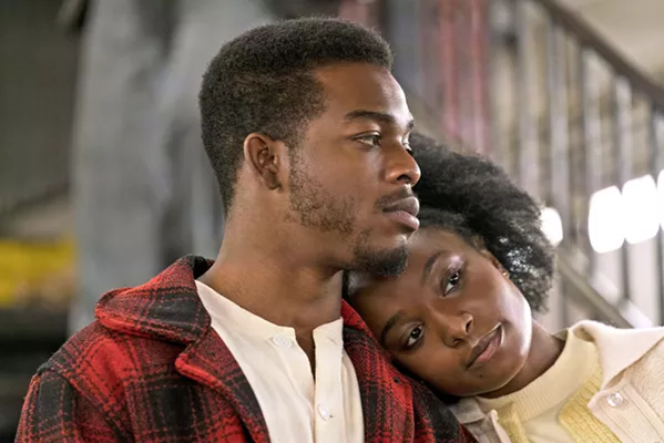 SEARCHING FOR JUSTICE Tish Rivers (KiKi Layne, right) tries to clear her fiancé, Alonzo "Fonny" Hunt (Stephan James, left), of a crime he didn't commit, in If Beale Street Could Talk, based on James Baldwin's novel. - PHOTO COURTESY OF ANNAPURNA PICTUERS