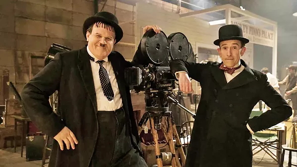 COMEDY CLASSICS John C. Reilly (left) stars as Oliver Hardy, and Steve Coogan as Stan Laurel, in the biopic Stan & Ollie. - PHOTO COURTESY OF BBC FILMS