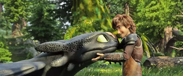 NOT ALONE When Hiccup (right, voiced by Jay Baruchel) discovers his dragon, Toothless, isn't the only living Night Fury, they go in search of the hidden Dragon utopia, in How to Train Your Dragon: The Hidden World. - PHOTO COURTESY OF DREAMWORKS ANIMATION