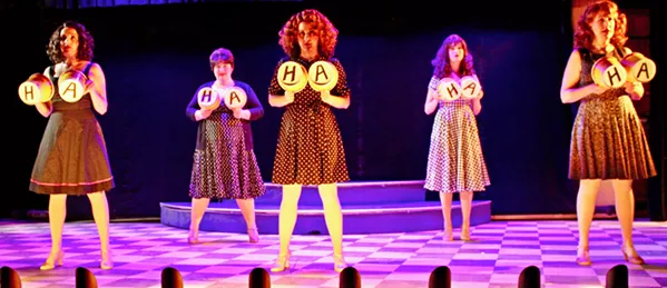 FUNNY GIRLS Once Steel Magnolias ends, the all-female cast puts on a hilarious vaudeville revue that pays tribute the comic and musical greats, like Gilda Radner and Carole King. - PHOTOS COURTESY OF THE GREAT AMERICAN MELODRAMA