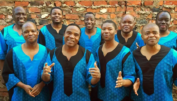 WORLD MUSIC HEROES Grammy Award winners Ladysmith Black Mambazo return to the Performing Arts Center on March 12. - PHOTO COURTESY OF LADYSMITH BLACK MAMBAZO