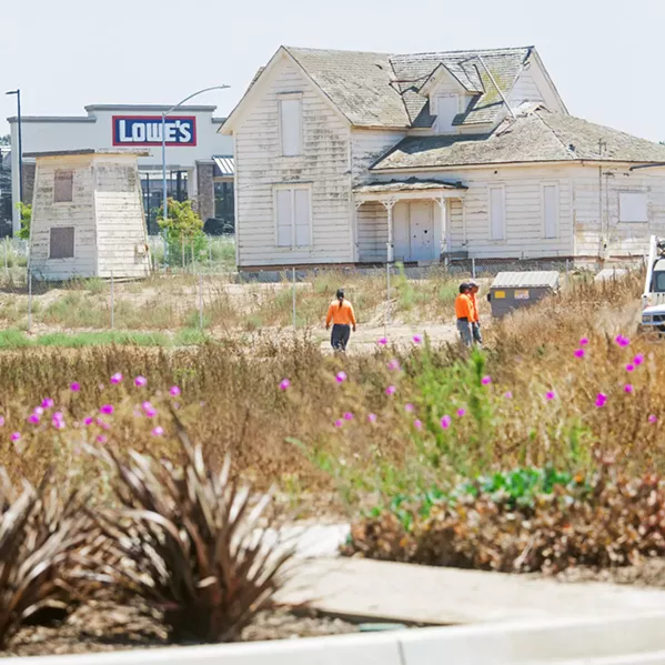CURRENT PLANS The Smith-Enos House is awaiting funding to fulfill a new park concept that the Santa Maria Parks and Recreation Department has created. - PHOTO BY JAYSON MELLOM