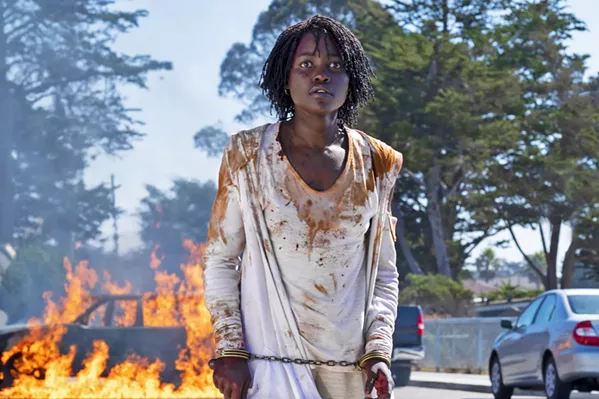 VIOLENT SIDE Adelaide (Lupita Nyong'o) discovers she's just as capable of unspeakable violence as the double who's out to kill her. - PHOTO COURTESY OF MONKEYPAW PRODUCTIONS
