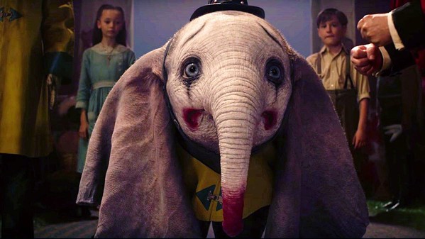 EXPLOITED? Dumbo, a flying baby elephant, becomes a circus star, but it comes at a price, in Walt Disney's live action family fantasy, Dumbo. - PHOTO COURTESY OF WALT DISNEY PICTURES