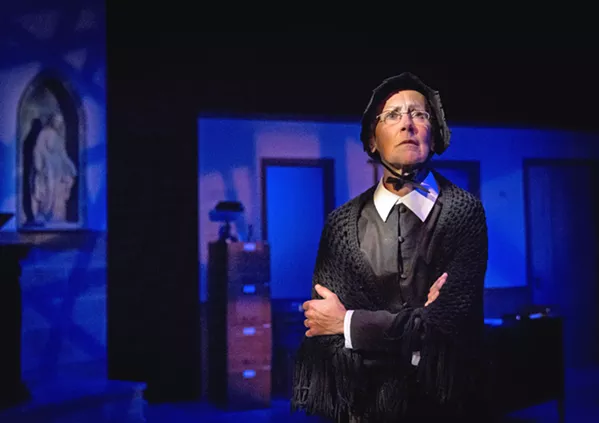 SUSPICIONS When a nun and principal of a Catholic school, Sister Aloysius (Jody Hovland), suspects improper conduct between a priest and a student, she'll stop at nothing to uncover the truth. - PHOTOS COURTESY OF RYLO MEDIA DESIGN