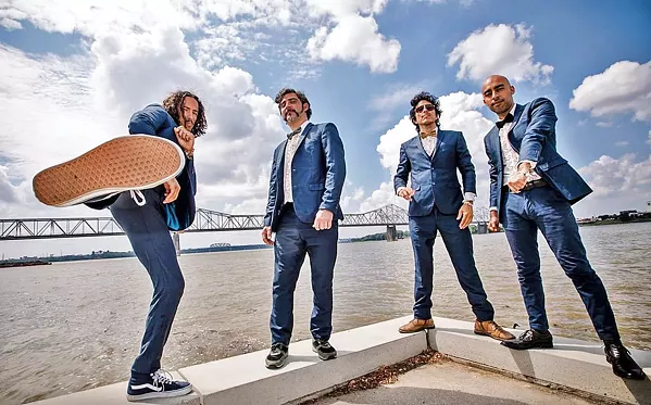 STYLING Chicano Batman plays the Fremont Theater on April 28, delivering their Brazilian Tropicalía, early '70s psychedelic soul, and romantic pop sounds. - PHOTO COURTESY OF CHICANO BATMAN
