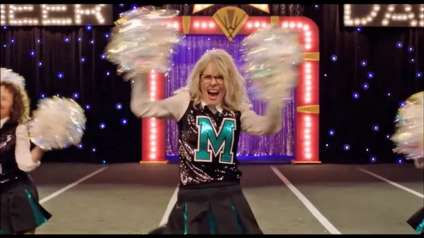 BRING IT! Diane Keaton stars as Martha, who recruits women from her retirement community to mount a cheerleading team, in Poms. - PHOTO COURTESY OF ROSE PICTURES
