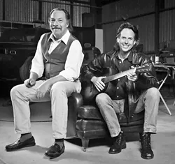 FUN-DRAISER Good-time Santa Barbara blues ambassadors Tom Ball and Kenny Sultan are among several performers playing a June 2 fundraiser for local nonprofit Infinite Music in Harmony. - PHOTO COURTESY OF TOM BALL AND KENNY SULTAN