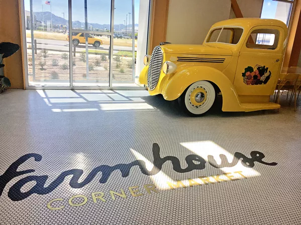 AMERICAN SUNSHINE The 5,500-square-foot, half-restaurant, half-market near the SLO County Regional Airport feels exciting, like a stroll through the San Francisco Ferry Building. - PHOTOS BY BETH GIUFFRE
