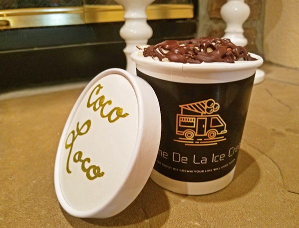 SWEETS FOR ALL Chocolate lovers can indulge in Coco Loco without worrying about an upset stomach as Santa Maria-based Creme De La Ice Cream uses lactose-free milk in all of its pints. - PHOTOS COURTESY OF CREME DE LA ICE CREAM