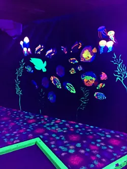 GAMES Mini golf is always a fun activity, but the Santa Cruz indoor experience takes the cake. - PHOTOS BY KAREN GARCIA