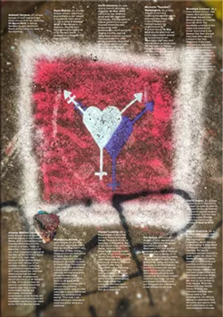 HONORING THE PAST Lynn Schmidt, the GALA Center Gallery coordinator, wanted to honor the Stonewall riots for Pride this year. The 1969 riots marked the beginning of activism for the rights of the LGBTQ community in the U.S. - IMAGES COURTESY LYNN SCHMIDT