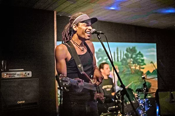 SON OF SHIVAL BoomBala, featuring Balaram Redwine, son of local reggae icon Al "Shival" Redwine, plays the Arroyo Grande Village Summer Concert Series on July 28. - PHOTO COURTESY OF BOOMBALA
