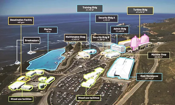 PARCEL P San Luis Obispo County plans to tell state regulators next month that it is not interested in reusing facilities at Diablo Canyon Power Plant after its closure. - IMAGE COURTESY OF SLO COUNTY