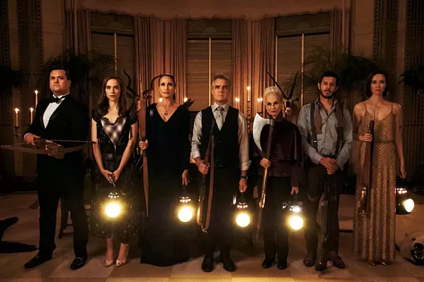 HIDE AND KILL Grace (Samara Weaving) gets married into the La Domas family with the hopes of finally having a family of her own. What she doesn't know is that they want her dead. - PHOTOS COURTESY OF MYTHOLOGY ENTERTAINMENT