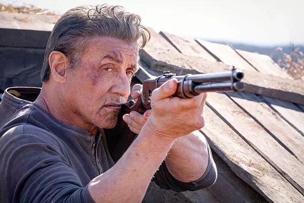 DON'T MESS WITH RAMBO Traumatized Vietnam vet John Rambo (Sylvester Stallone) must put this deadly combat skills to the test once more, in Rambo: Last Blood. - PHOTO COURTESY OF BALBOA PRODUCTIONS