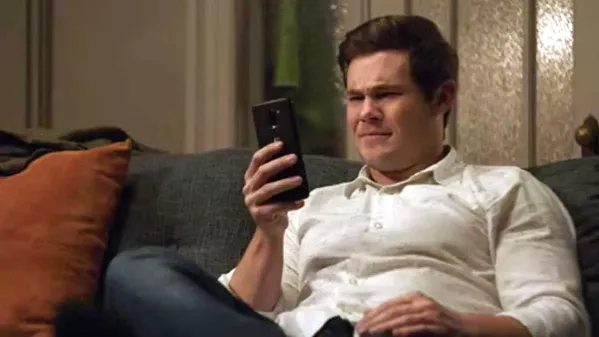 PHONING IT IN Phil's (Adam Devine) new A.I. operating system, Jexi (voiced by Rose Byrne), first builds his confidence but then undermines his new relationships, in Jexi, an unnecessary and utterly forgettable waste of time. - PHOTO COURTESY OF CBS FILMS