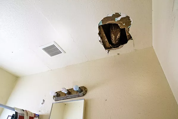 LOOKING FOR SAFETY Grand View tenants who have been living in long-neglected apartments are now on the hunt for a safe and clean place to live. - FILE PHOTO BY JAYSOM MELLOM