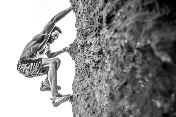 OUTDOOR FILMS OUTDOORS SLOMotion will screen a mini film festival of outdoor films, including Climbing Out of Disaster, on Nov. 9, in the SLO Mission Plaza. - PHOTO COURTESY OF SLOMOTION FILM