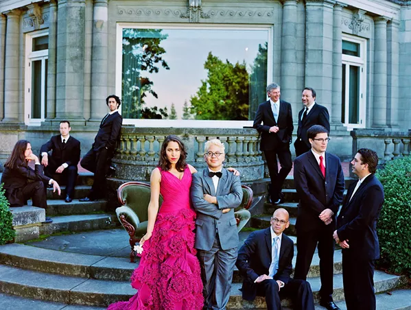CLASSY Soak in the swank and sophisticated vibe of Pink Martini with China Forbes at the PAC on Dec. 4. - PHOTO COURTESY OF PINK MARTINI