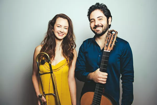 ALL THAT JAZZ The SLO Jazz Fed hosts the Natalie Cressman—Ian Faquini Duo in Unity Concert Hall on Dec. 5. - PHOTO COURTESY OF THE NATALIE CRESSMAN—IAN FAQUINI DUO