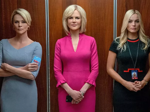 BRINGING DOWN AN EMPIRE The true story of the women who set out to expose Fox News CEO Roger Ailes for sexual harassment is explored in director Jay Roach's drama, Bombshell. - PHOTO COURTESY OF LIONSGATE