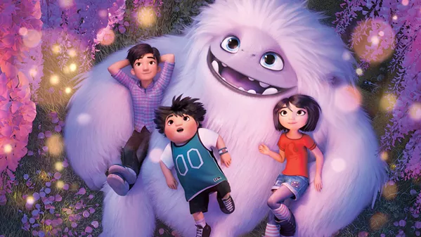 HEADING HOME A Yeti named Everest is helped home by three teens, in Abominable, screening for free at the Fremont Theater on Jan. 3. Free tickets available at Boo Boo Records and fremontslo.com. - PHOTO COURTESY OF DREAMWORKS ANIMATION