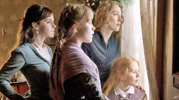 ENDURING SISTERHOOD Little Women follows the lives of four sisters—(left to right) Meg (Emma Watson), Amy (Florence Pugh), Jo (Saoirse Ronan), and Beth (Eliza Scanlen)—as they come of age in 1860s New England. - PHOTO COURTESY OF COLUMBIA PICTURES