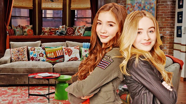 THUNDER! LIGHTNING! In Girl Meets World, Riley Matthews (left)&mdash;daughter of Cory Matthews and Topanga Lawrence-Matthews of Boy Meets World fame&mdash;and best friend Maya Hart (right) navigate middle school and high school with the help of their friends and family. The show is at once deep, dear, and optimistic. - PHOTO COURTESY OF DISNEY PLUS