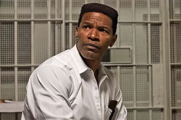 FINDING JUSTICE Just Mercy tells the true story of death row convict Walter McMillian (Jamie Foxx), who in 1987 was sentenced to die for a murder he didn't commit. - PHOTO COURTESY OF ENDEAVOR CONTENT