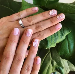 LITTLE DETAILS Whatever a bride desires for her nail set can be made possible by the creative nail technicians of Pinkies Up. - PHOTO COURTESY OF YESSIE NOJAS
