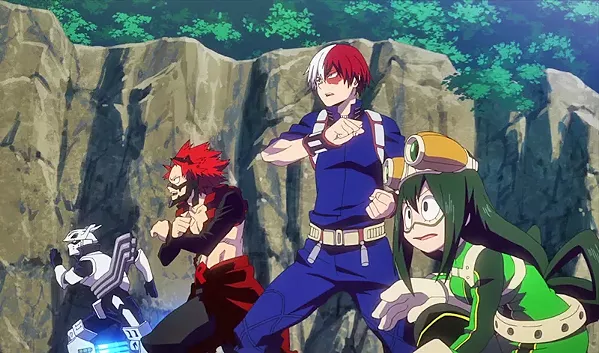 RISE HEROES In the animated sequel My Hero Academia: Heroes Rising, a group of kids aspires to become superheroes. - PHOTO COURTESY OF BONES
