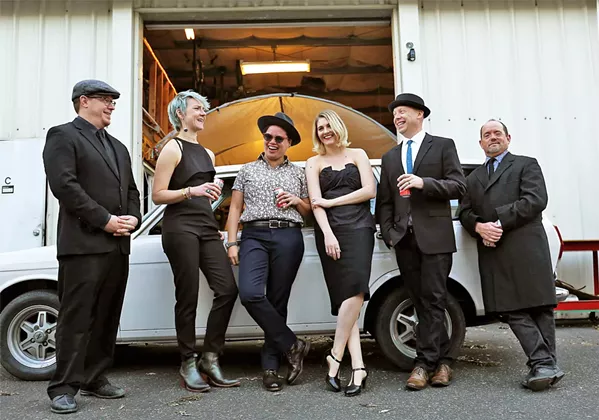 LEAP YEAR BEER BLAST The Tipsy Gypsies play Beda's Biergarten's Leap Beer (Year) Party on Feb. 29, in SLO's Odd Fellows Hall. - PHOTO COURTESY OF THE TIPSY GYPSIES