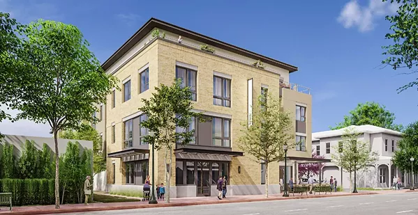 DOWNTOWN DEVELOPMENT The SLO Planning Commission approved two new downtown developments on Feb. 26 that will bring 75 units of housing to Higuera and Marsh streets. - RENDERING COURTESY OF THE CITY OF SLO