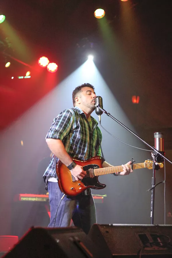 THE SHOW MUST GO ON (FROM HOME) Mike Annuzzi, who started his musical career in SLO Town, has continued to perform live via social media. - PHOTO COURTESY OF MIKE ANNUZZI