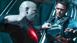 CATCH AN ASS WHOOPIN’ Ray Garrison (Vin Diesel, left) puts the beatdown on Jimmy Dalton (Sam Heughan). - PHOTO COURTESY OF SONY PICTURES ENTERTAINMENT
